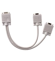 S-link VGA152  Kablo Erkek / Dişi + Dişi 20 Cm  Y Tip Çoklayıcı Adaptör
