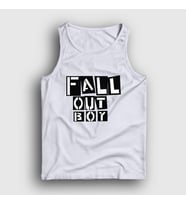 Presmono Unisex Beyaz Boxes Fall Out Boy Atlet 62030tt (Beyaz)