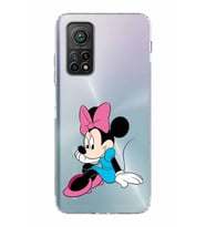 Xiaomi Mi 10T Pro  Kamera Korumalı Kapak Minnie Mouse Tasarımlı Şeffaf  Kılıf