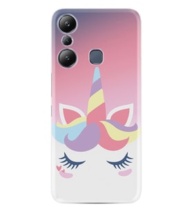 Infınix Hot 20i Kılıf Silikon Desen Özel Seri Sweety Unicorn 1737