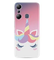 Infınix Hot 20i Kılıf Silikon Desen Özel Seri Sweety Unicorn 1737