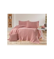 Abelia Triko Yatak Seti 240 X 260 Cm (Pudra)