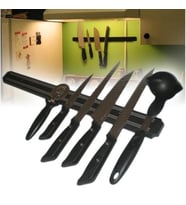 By Nevser® Mıknatıslı Paslanmaz Duvar Bıçak Askısı Standı 55 Cm Aparat (STD)