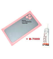 Tkgz İPhone 11 PRO MAX Arka Pil Batarya Kapağı (CAM+B-7000) MAVİ