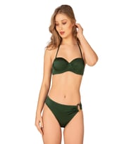 Endeep Kadın Destekli Boyundan Bağlamalı Yeşil Bikini Takımı