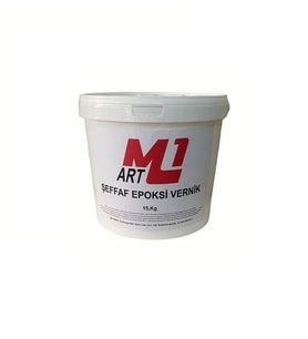 M1 ART Şeffaf Epoksi Vernik 15.KG - Micro Beton Zemin Verniği