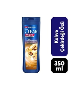 Clear Men Kepeğe Karşı Etkili Şampuan Saç Dökülmesine Karşı Kahve Çekirdeği Özü 350 ml