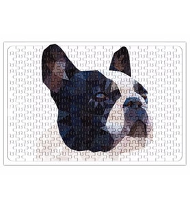 Diamond Bulldog köpek Pug Puzzle 240 Parça Yapboz