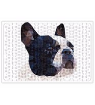 Diamond Bulldog köpek Pug Puzzle 240 Parça Yapboz