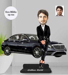 Kişiye Özel İş Adamı Ahşap Eco Biblo -13