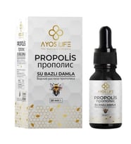 AYOS LIFE Su Bazlı Propolis Damla 20 ml (Renksiz)