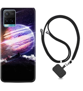 Vivo Y11S Y21S Y20 Y20S Y70 Kılıf Boyun Askılı Silikon Super Planet 1797