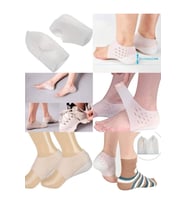 Boy Uzatıcı Silikon Topuk Çorabı Gizli Topuk Yükseltici Tabanlık 2 Cm Gizli Topuk Yükseltici