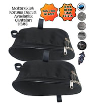 MOTORSİKLET KORUMA DEMİRİ ÇANTALARI YAN AVADANLIK KİLİTLİ 40CM