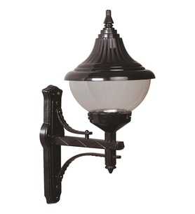 AVONNI BAP-68207-BSY-M1 Siyah Boyalı Dış Mekan Aydınlatma E27 ABS Polikarbon Cam 40x27cm