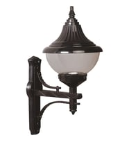 AVONNI BAP-68207-BSY-M1 Siyah Boyalı Dış Mekan Aydınlatma E27 ABS Polikarbon Cam 40x27cm