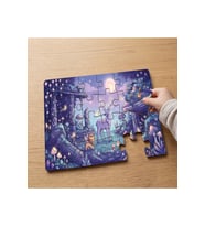 Sihirli Orman Tasarımlı 24 Parça Ahşap Çocuk Puzzle