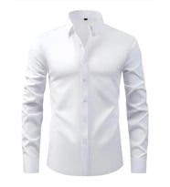Erkek Slim Fitt Uzun Kol Gömlek 2290 BGL-ST04378 (Beyaz)