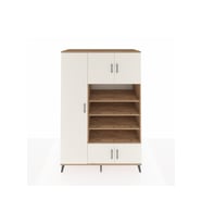 Kronos Dolap 10 Raflı 5 Kapaklı 132x59x195 Çam-Aytaşı/Çam