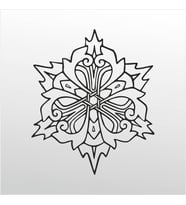 Folyo Sticker Çiçek Deseni ADKPQUY337 90 cm uzunluk (Karışık)