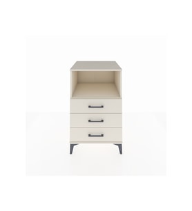 Kronos Komodin Tek Raflı 3 Çekmeceli 60x59x96 Aytaşı-Aytaşı