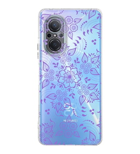 Huawei Nova 9 Se  Kamera korumalı Kapak Nostalji Desen Tasarımlı  Şeffaf Kılıf
