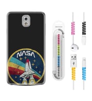 Samsung Note 3 4 5 8 9 20 Ultra 10 Lite Kılıf Kablo Koruma Spiral Silikon Nasa 1326