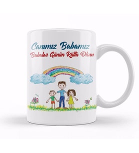Babalar Günü Babaya Hediye 024 Kupa Bardak Porselen