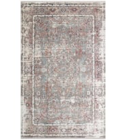Bespoky Eberndorf Mavi Patchwork Pamuklu El Dokuması Alan Halısı