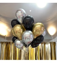 Şık Metalik Balon Seti – Parlak ve Zarif Dokunuş