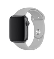 Apple Watch Uyumlu Silikon Kordon 2 3 4 5 6 Seri 38 - 40 Mm Pudra Pembe