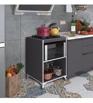 Kenzlife ocak dolabı figen gri 85*60*57 mutfak modül mini fırın  ankastre ocak için
