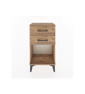 Arges Komodin 2 Çekmeceli 44x30x80 Çam-Çam