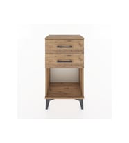 Arges Komodin 2 Çekmeceli 44x30x80 Çam-Çam