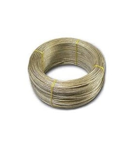 20 Metre Izoleli Çelik Halat 4 mm Izoleli Halat Çelik Halat Izoleli Çelik Çamaşır Ipi 4 mm (Beyaz)