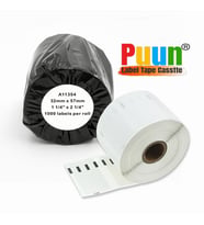 PUUN®Dymo Lw 11354 Muadil Çok Amaçlı Etıket 1000 Etiket/paket 32MM x 57MM Labelwriter EL60, LW320, LW330, LW400, LW450 (Çok Renkli)