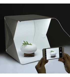 Ürün Çekim Çadırı Mini Fon Fotoğraf Stüdyosu Ledli Işık Perdesi