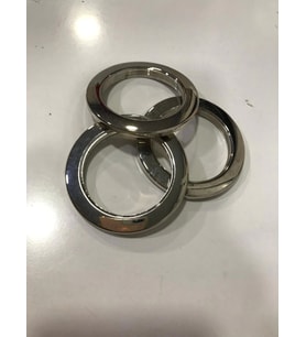 NİVEMESHOME PERDE KAPSÜL PLASTİK HALKA GÜMÜŞ