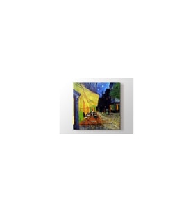 DBSanatevi Vincent Van Gogh - Terrasse De Cafe De Nuit Tablo 70 X 70 cm
