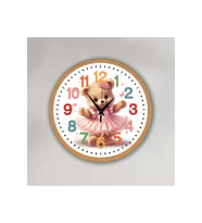 bilge Tasarım Çocuk odası Duvar Saati 30 x 30 CM (Karışık)