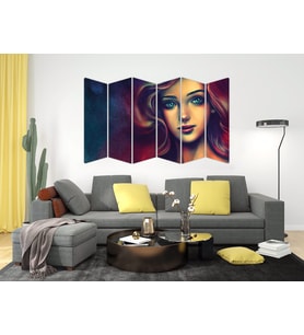 DENİZ KIZI MDF TABLO-1751 MODEL-B