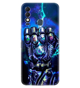 Spark 8T Kılıf Silikon Desen Özel Seri Thunder Play 1760