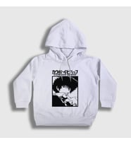 Presmono Unisex Çocuk Beyaz Poster Anime Cowboy Bebop Kapüşonlu Sweatshirt 492617tt