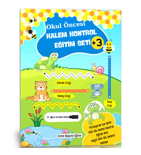 Okul Öncesi Kalem Kontrol Eğitim Seti