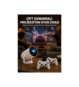 Taşınabilir Mini Projeksiyon Cihazı, Oyun ve Film İçin Kesintisiz Eğlence