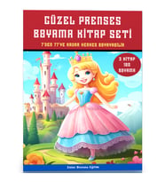 Güzel Prenses Boyama Kitap Seti (3 Süper Kitap)