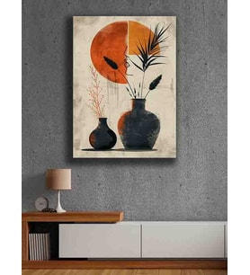 Koç stüdyo Modern tasarım kanvas tablo 50x70 (Çok Renkli)
