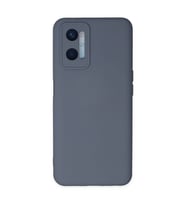 Oppo A96 Kılıf Nano İçi Kadife Silikon - Gri