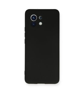 Xiaomi Mi 11 Kılıf Nano İçi Kadife Silikon - Siyah