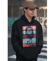Tasarım Post Malone Rapper Baskılı Unisex Oversize Şarkıcı Hoodie